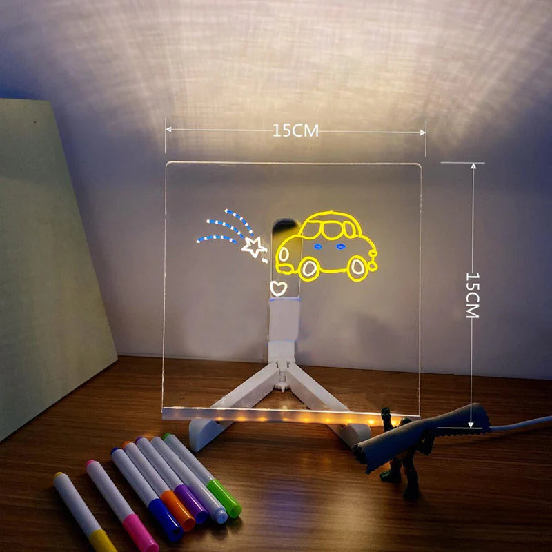 Tablette Lumineuse + 7 Feutres