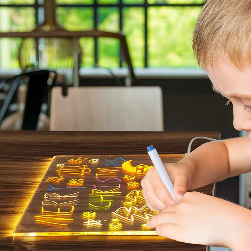 Tablette Lumineuse + 7 Feutres
