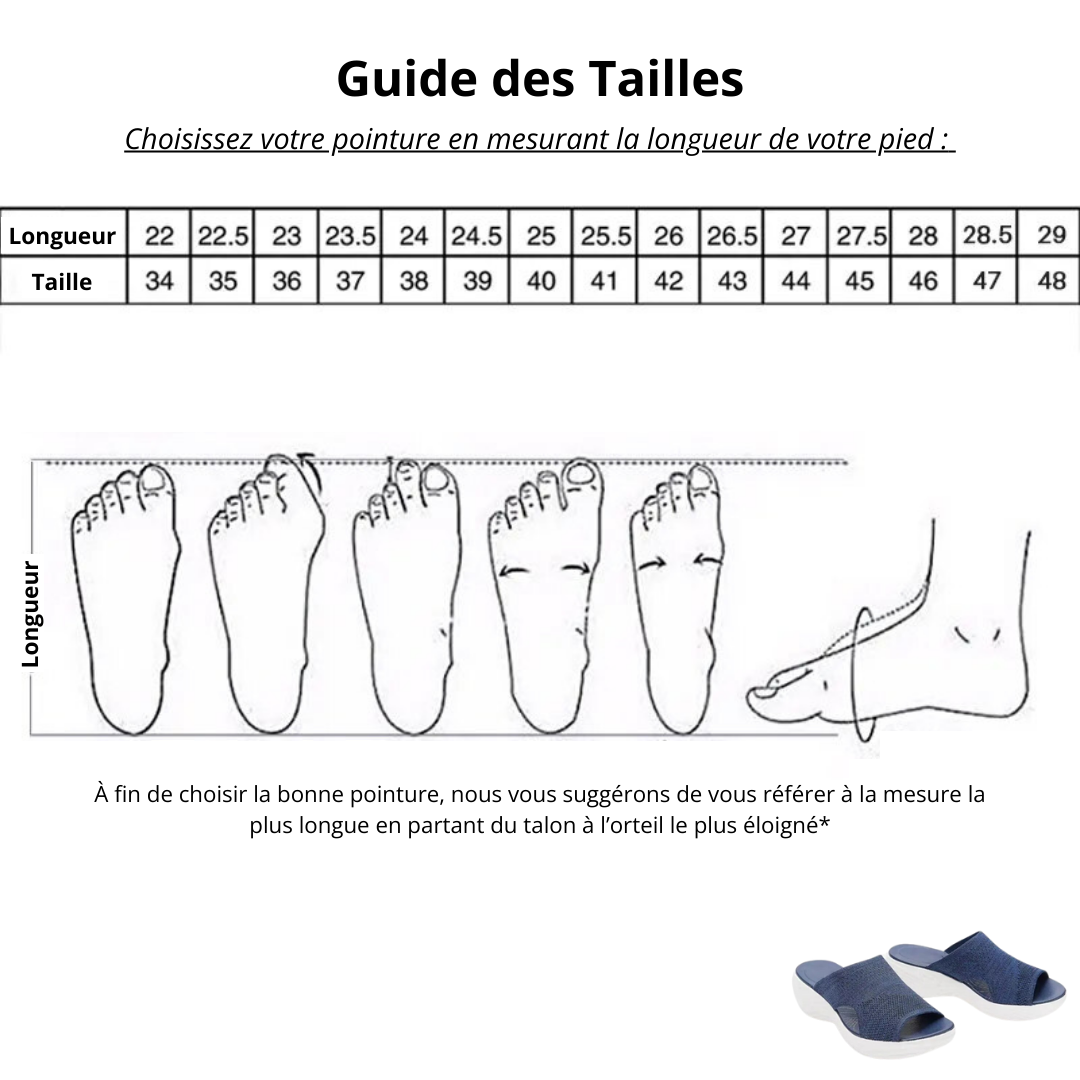 Sandales orthopédiques Confort+