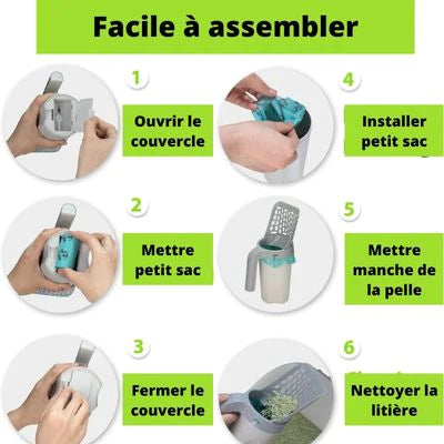PELLE À LITIÈRE + 30 SACS
