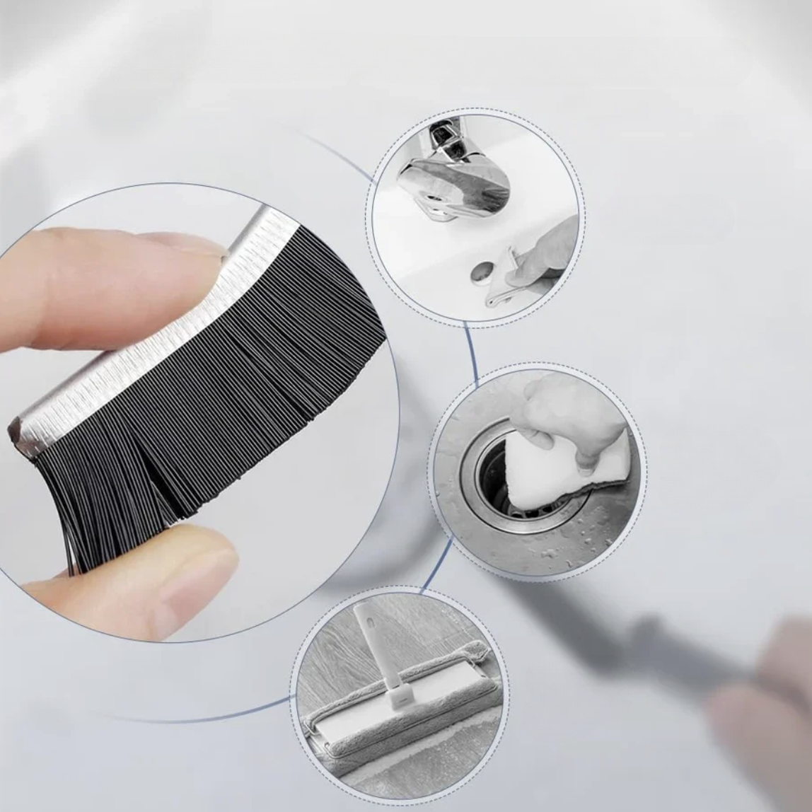 Brosse de Nettoyage de Rainure
