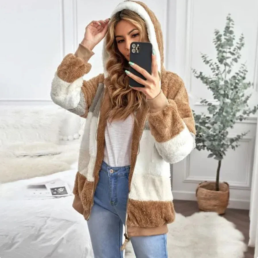 Manteau Avora Polaire avec Capuche