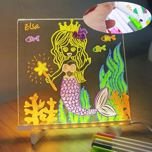 Tablette Lumineuse + 7 Feutres